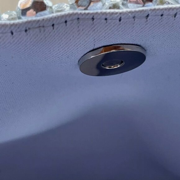 Sold out everywhere-- Loeffler Randall "Mina" sparkly beaded mini bag! NWT - Picture 9 of 11